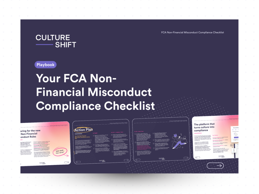 Non-Financial Misconduct Reporting Platform | Culture Shift